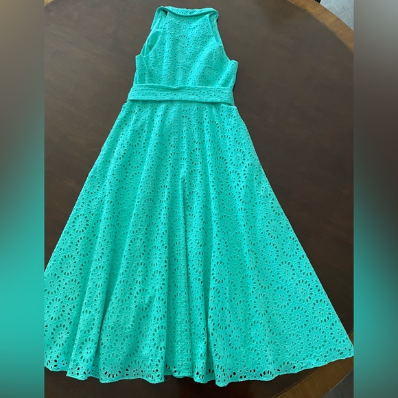 EUC Lilly Pulitzer Chrisella MIDI Shirtdress Gustavia Green 10 - Picture 3 of 6